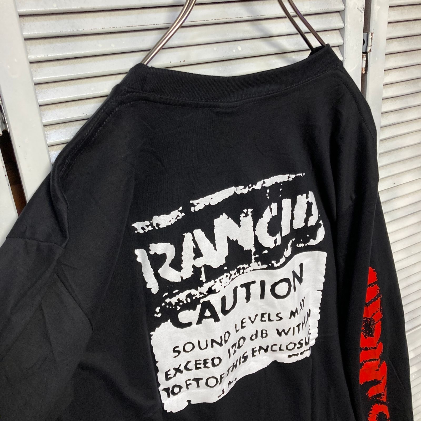 ☆ RANCID ランシッド 黒 長袖 Tシャツ ロンT バンド ロングスリーブ