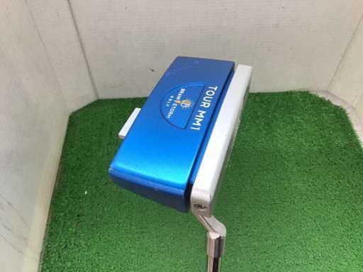 BRAIN STORM ハッピーパター ツアーミッドマレット MM1 34インチ 中古 BRAIN STORM GOLF HAPPY TOUR MID MALLET 34インチ パター PT