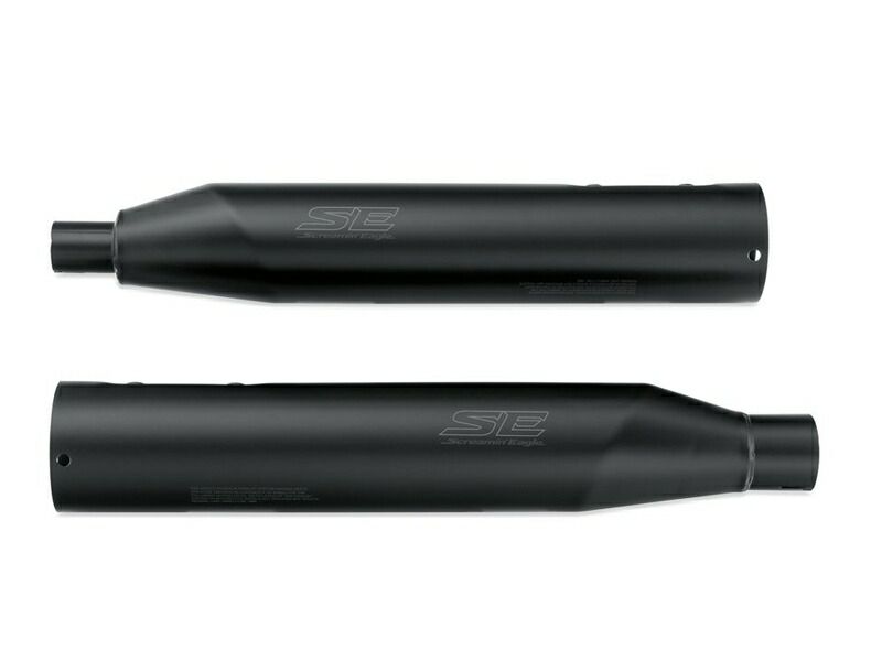 スクリーミンイーグル ストリートキャノンマフラー ブラック 2017年以降ツーリング