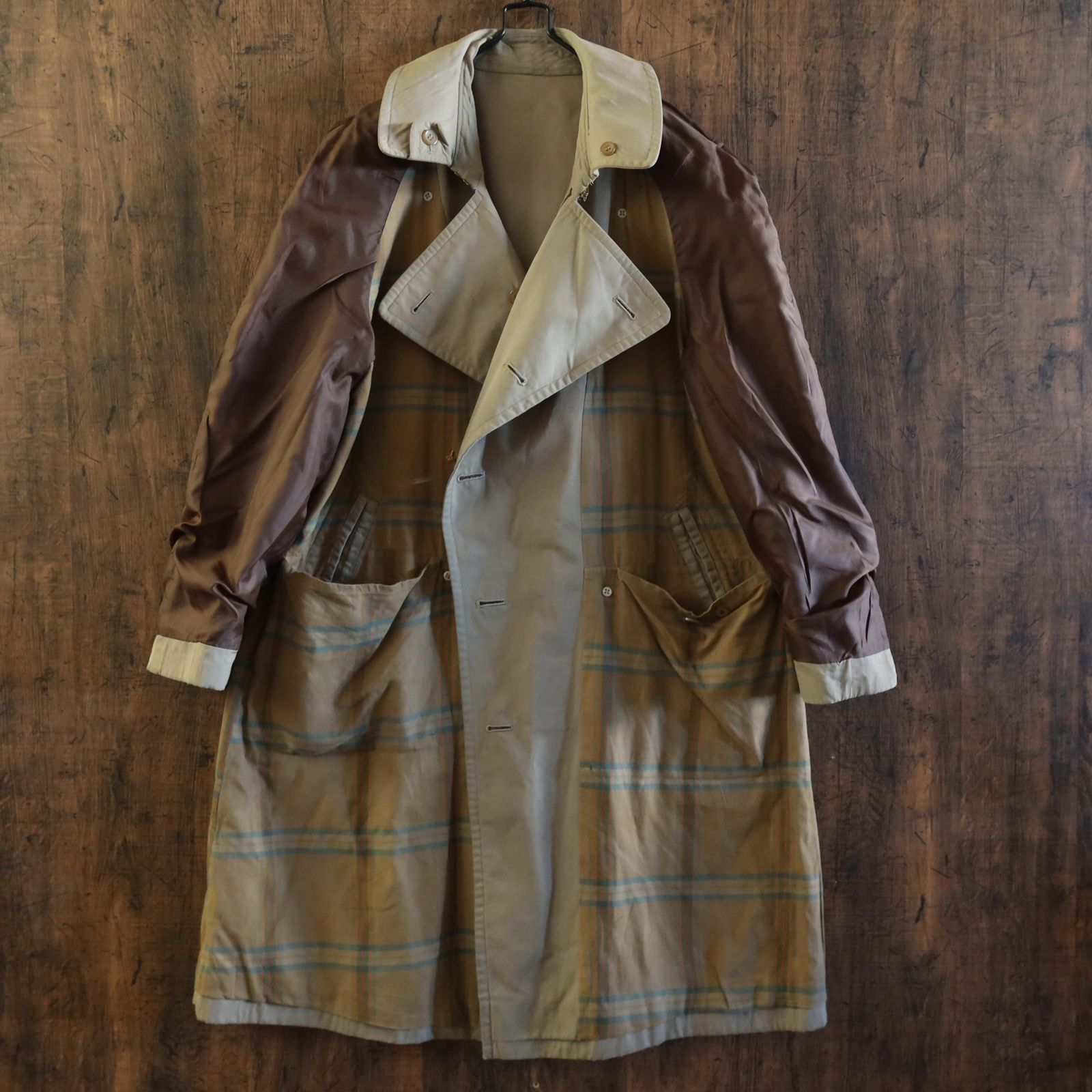 70s〜80s Burberrys トレンチコート イングランド製 BURBERRYS◇70-80s/VINTAGE/トレンチコート/イングランド製