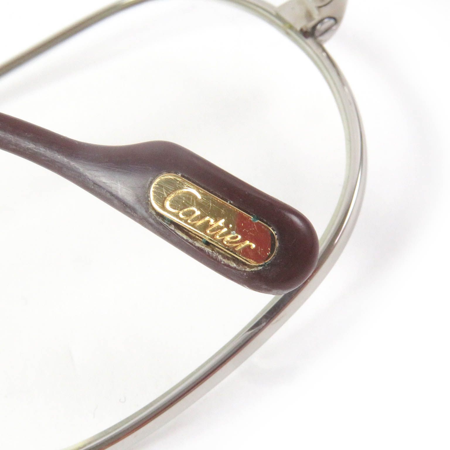 良品□Cartier カルティエ トリニティ ツーブリッジ メガネ 眼鏡 アイ  