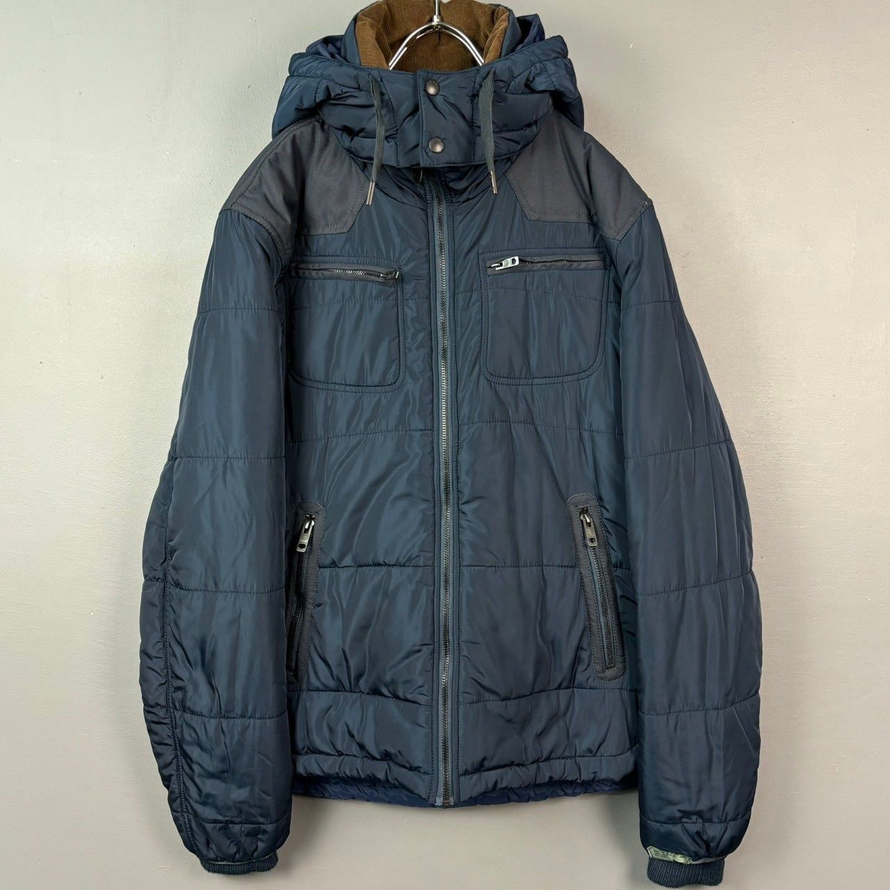 DIESEL ディーゼル マウンテンパーカー ジップアップ 中綿 ジャケット 