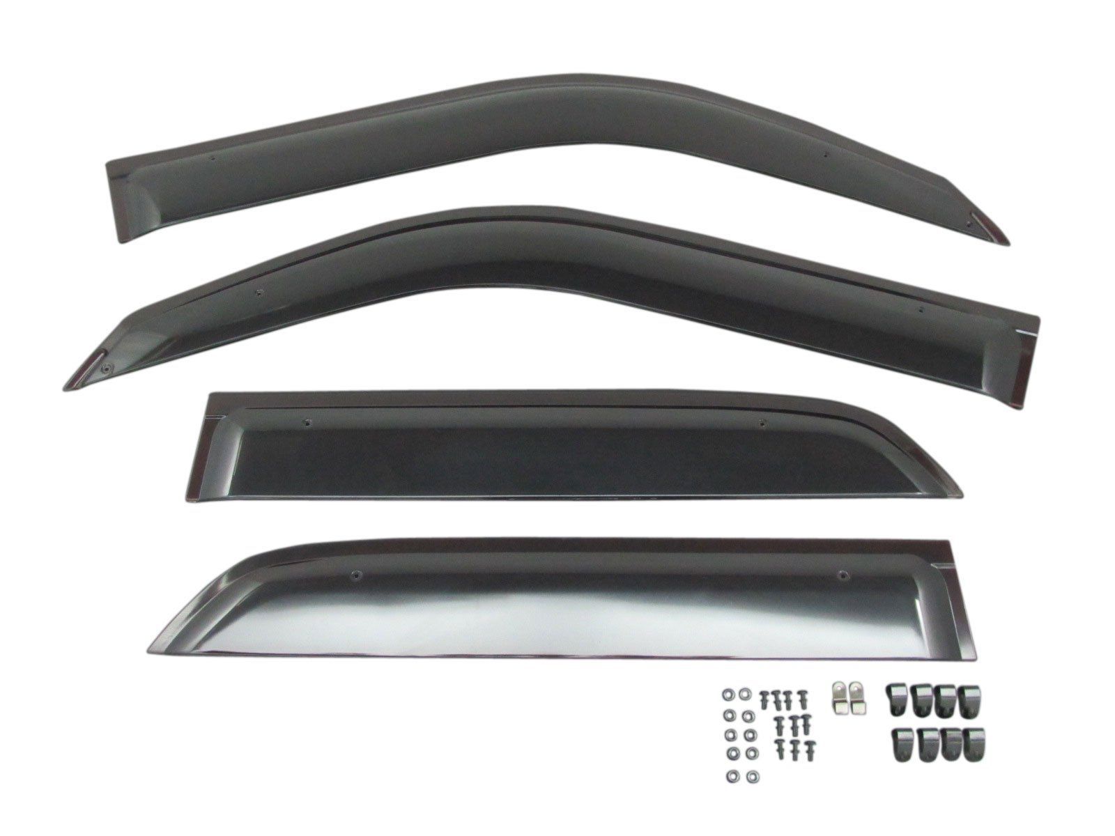BRIGHTZ ハイラックスサーフ 180 185 最 サイドドアバイザー 金具付 INJ-V-039 180W 185W 180W 185W 185G 185W 185W ハイラックス サーフ 12393