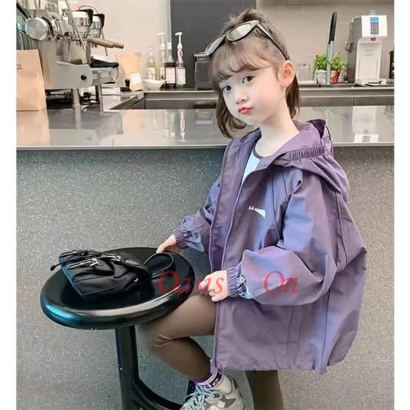 ウィンドブレーカー 女の子 アウター 子供服 スプリングコート  