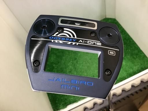 オデッセイ Ai-ONE JAILBIRD MINI S 34インチ パター PT STROKE LAB 90 スチール フレックスその他 メンズ 男性用 右利き 右用 Bランク ゴルフクラブ