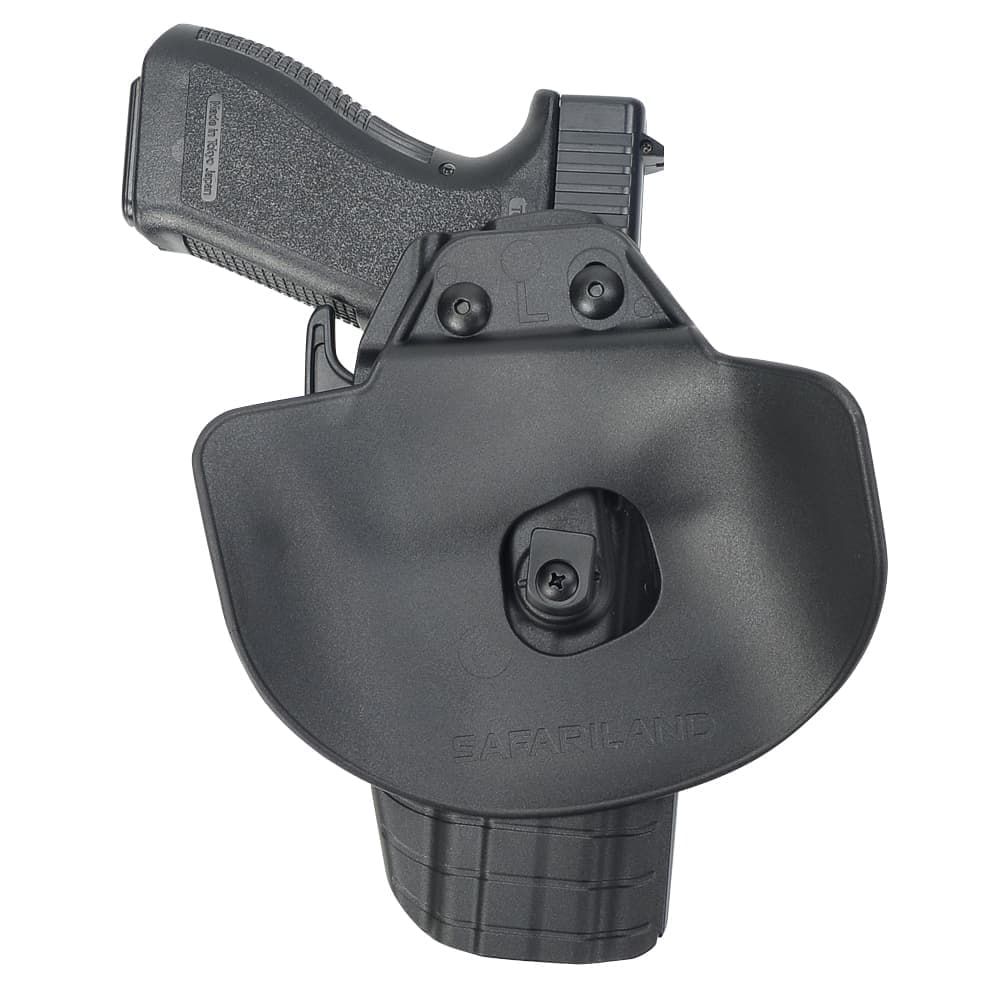 ブラックホーク製 実物レザーヒップホルスター グロック17用 右用 中古