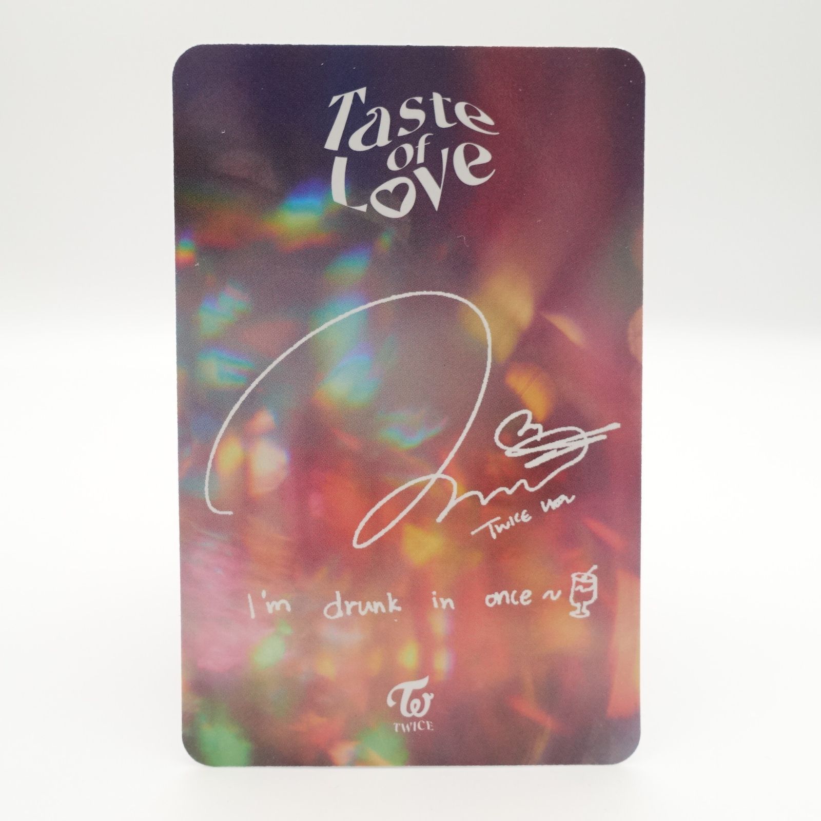 TWICE ナヨン Taste of Love トレカ フォト カード コースター