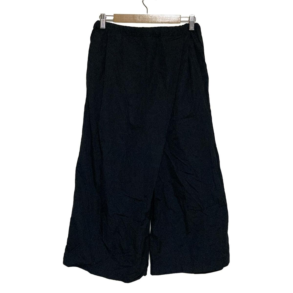 MARNI マルニ パンツ サイズ38 S レディース - 黒 クロップド 半端丈 ウエストゴム