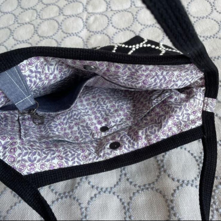 ハンドメイド ミナペルホネングラニーバッグ(M) 最高 ハンドメイド