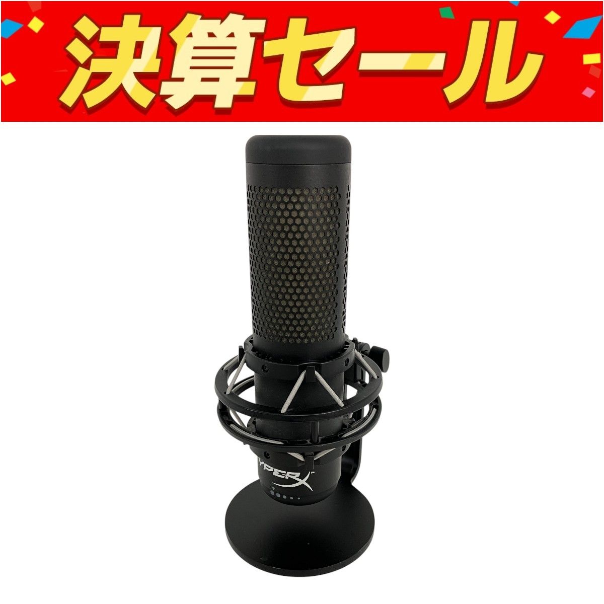 HyperX QuadCast S USB コンデンサーマイク Y10139965
