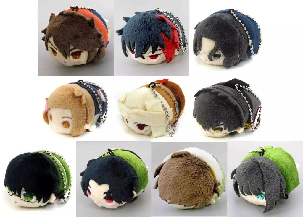 キーホルダー 全10種セット 刀剣乱舞-ONLINE- もちもちマスコットミニ vol.6