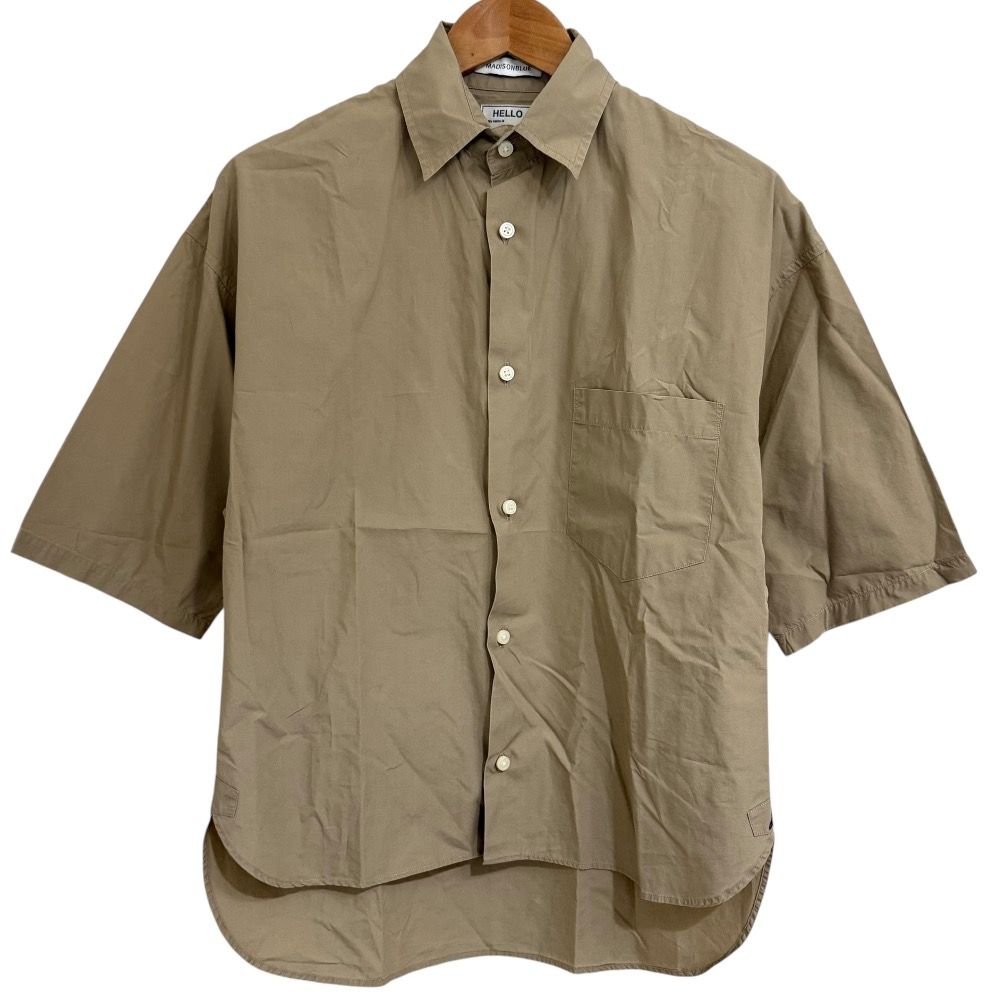 MADISONBLUEオーバーサイズシャツ ブラックサイズ00