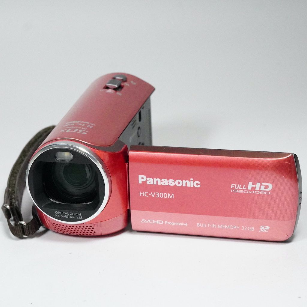 Panasonic パナソニック HC-V300M ピンク 動作OK 1週間保証 /1559