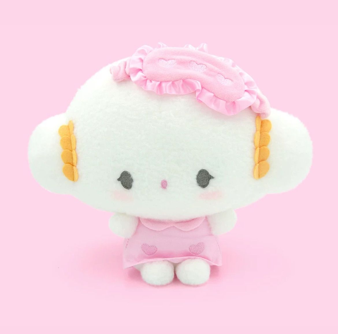 【即日発送】Sanrio サンリオ x E-STRONG cogimyun こぎみゅん “パジャマパーティー”ぬいぐるみ本体 海外限定 22cm pink 1点