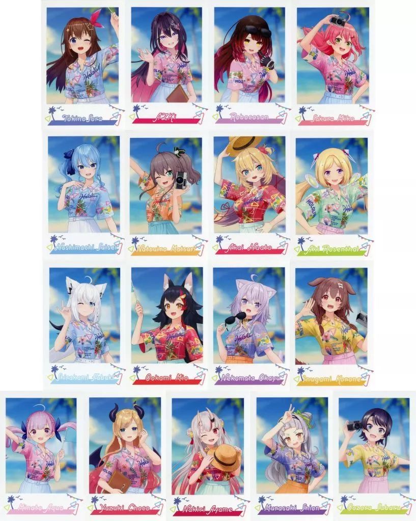 キャラカード 全17種セット 「バーチャルYouTuber ホロライブ キャラカード 全17種セット 「バーチャルYouTuber ホロライブ