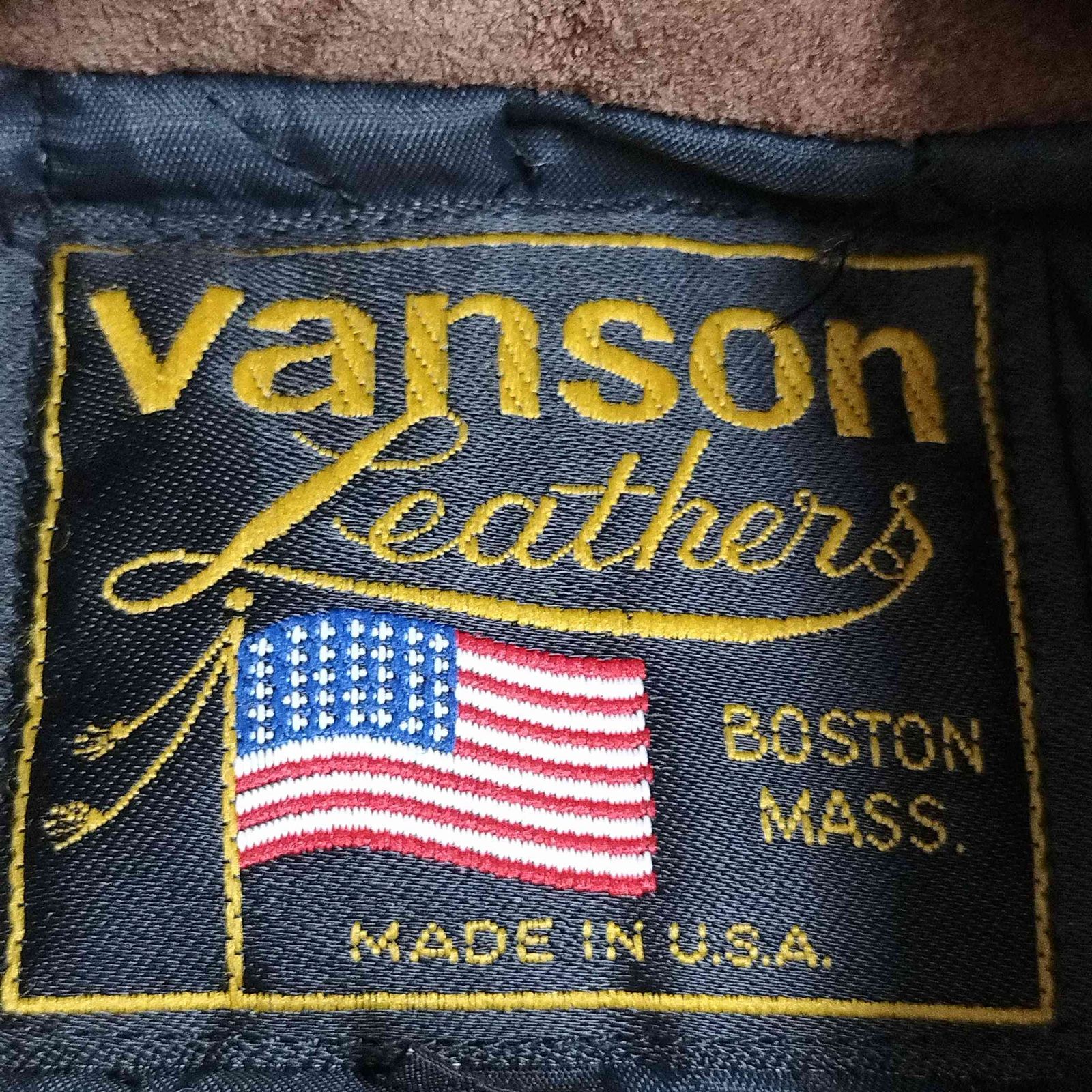バンソン VANSON スエードダブルライダースジャケット メンズ 40