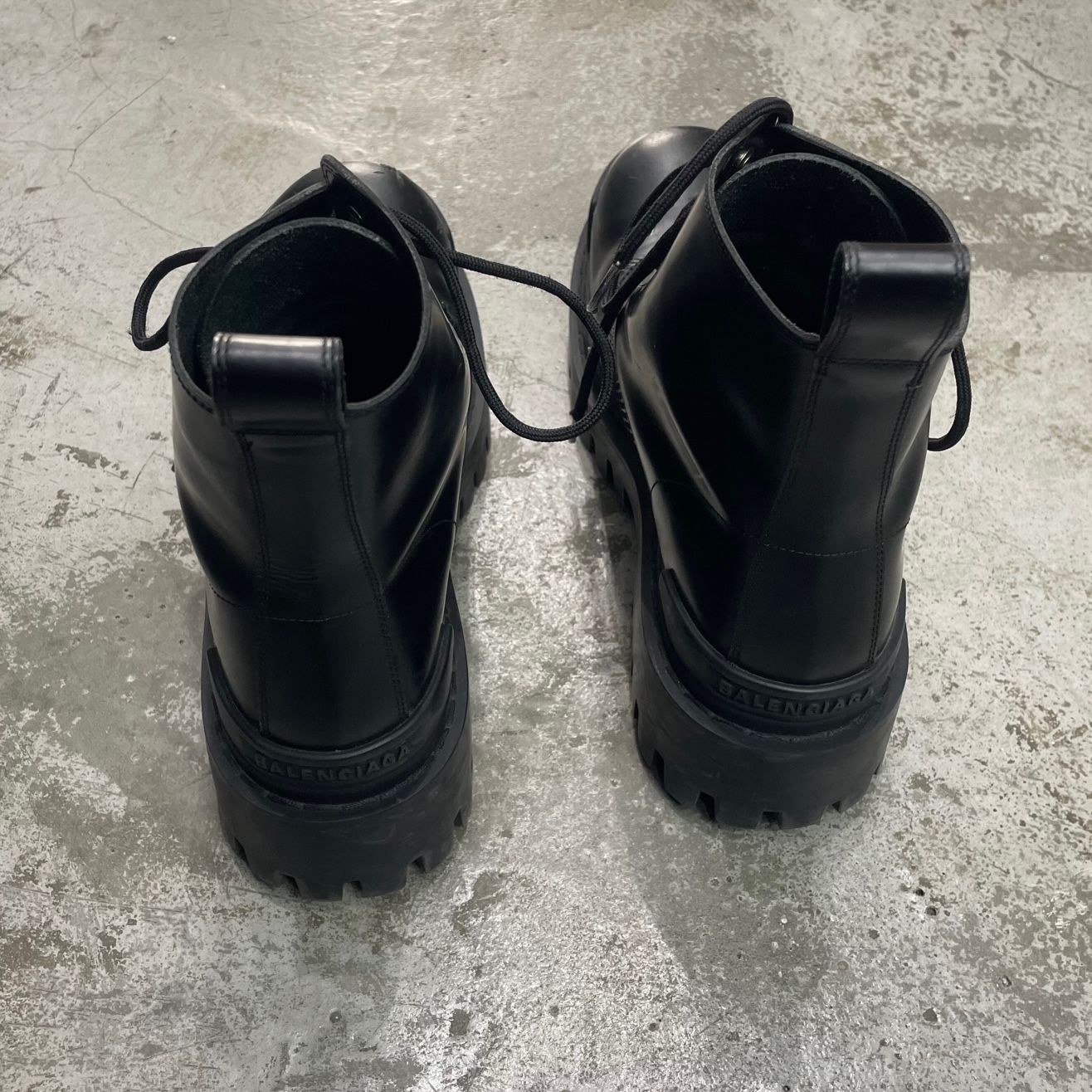 BALENCIAGA Strike Lace-up Boots ストライク レースアップ ブーツ