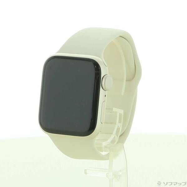 〔 品〕 Apple Watch SE 第2世代 GPS 40mm スターライトアルミニウムケース スターライトスポーツバンド 269