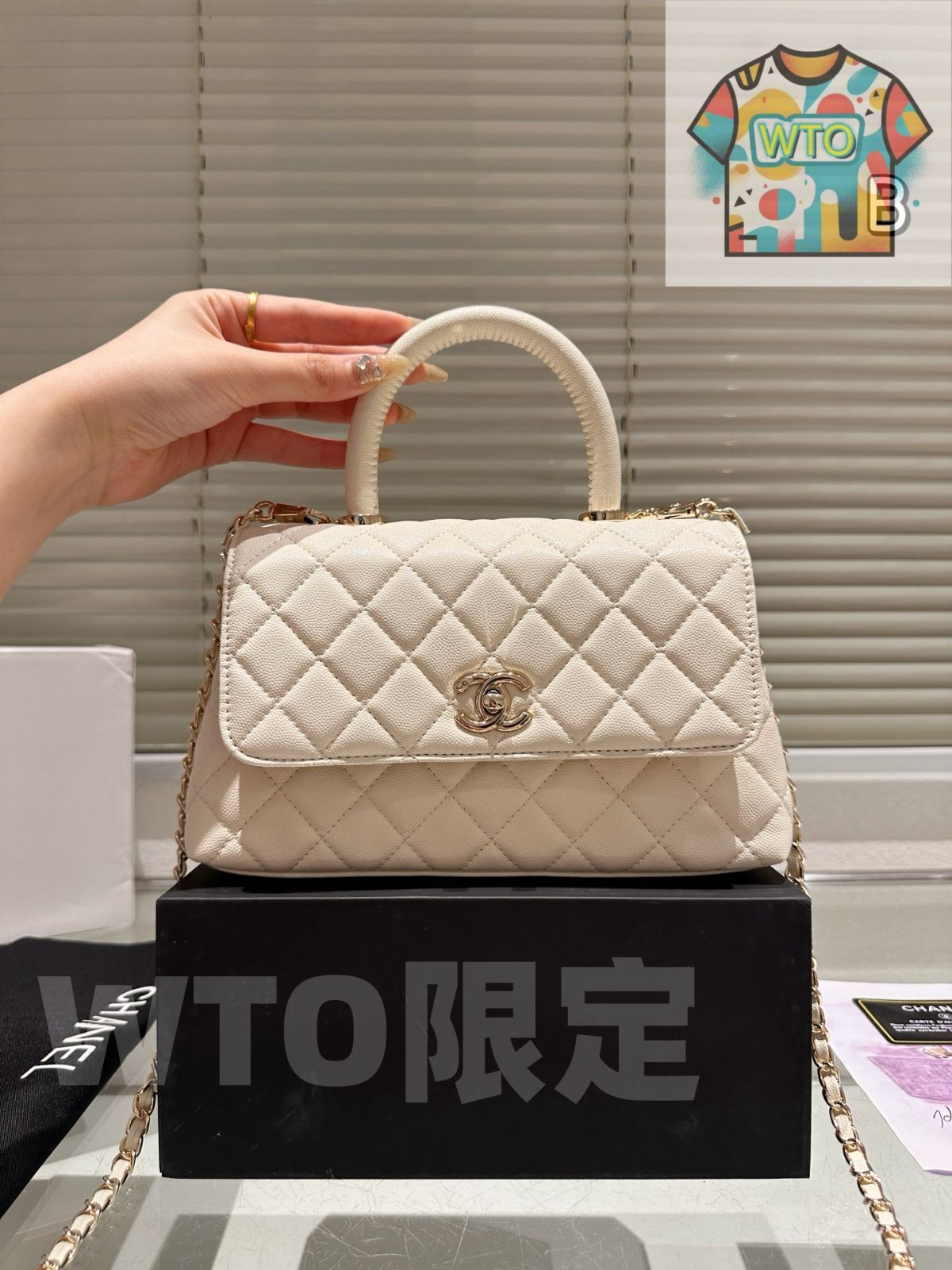 今日特価】Chanel シャネル ココハンドル 大きなサイズで多機能