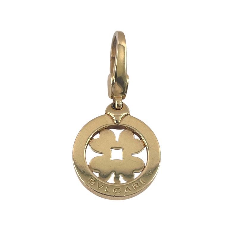 BVLGARI】ブルガリ トンド クローバー ペンダントトップ K18イエロー  