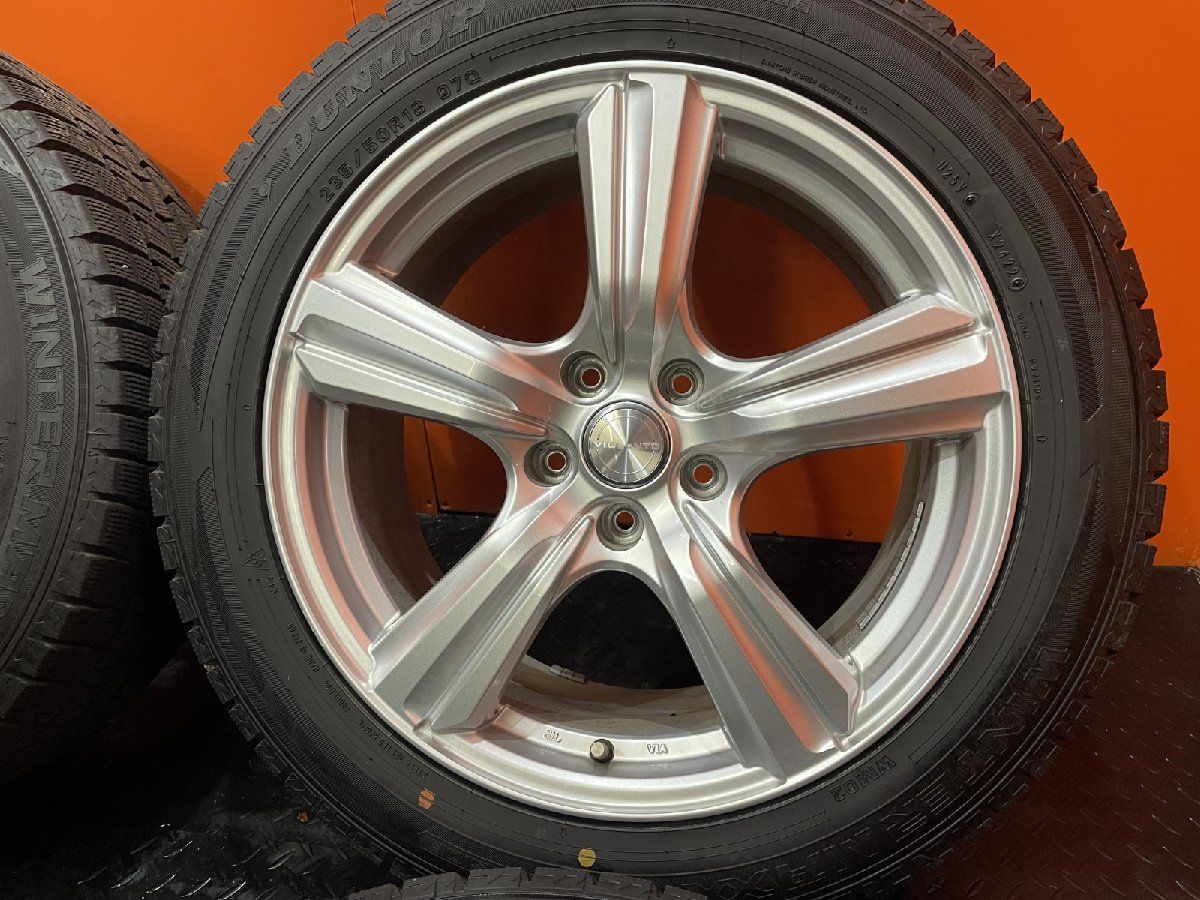 DUNLOP WM02 235/50R18】スタッドレス【VIOLENTO 18インチ