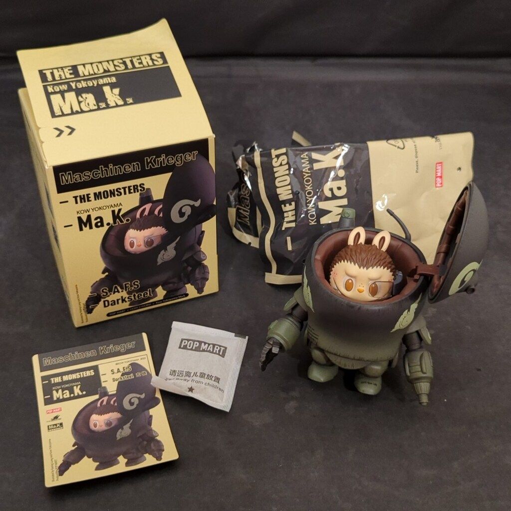 Kow Yokoyama S.A.F.S Darksteel フィギュア POPMART THE MONSTERS X Kow Yokoyama Maschinen Krieger