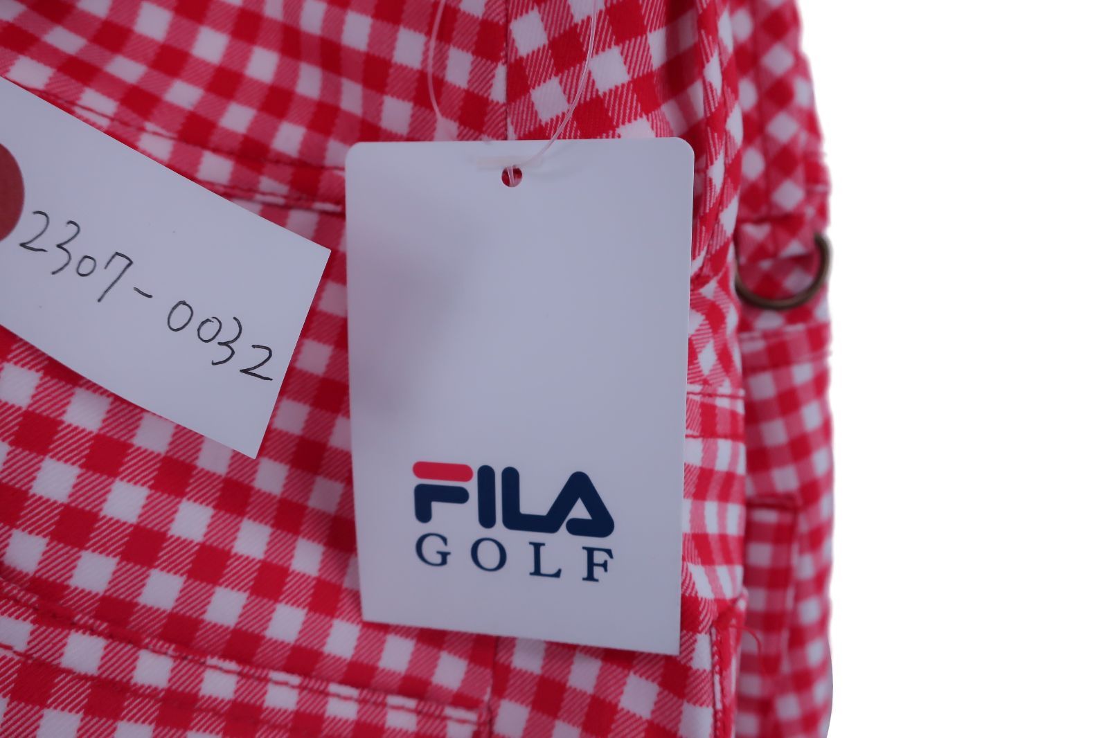 未使用品】FILA GOLF(フィラゴルフ) ショートパンツ 赤白チェック レディース S ゴルフウェア 2307-0032 新品 - メルカリ