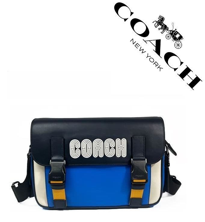 セール中】COACH コーチバッグ CC018 カーキ×オリーブ ショルダーバッグ ボディーバッグ 斜めがけバッグ メンズ ブロックド シグネチャー  トラック クロスボディー アウトレット品 新品未使用 - メルカリ