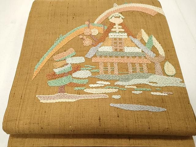 平和屋着物●太鼓柄袋帯　紬地　成り物　正絹　逸品　CABC4753dy 楽天市場】平和屋着物◎太鼓柄袋帯 鼓花文 逸品 DAAG3903ea : 平和屋