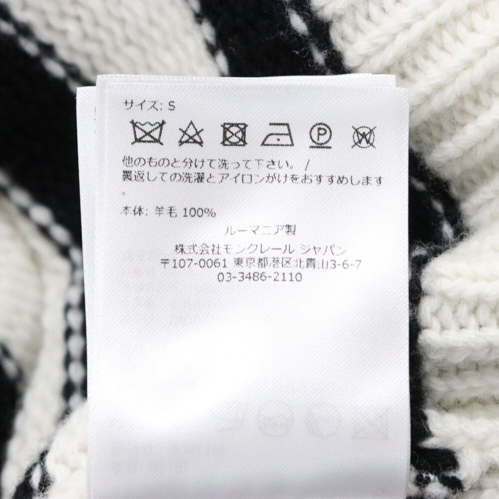 MONCLER (モンクレール) 23AW GIROCOLLO TRICOT CREW NECK ロゴパッチ