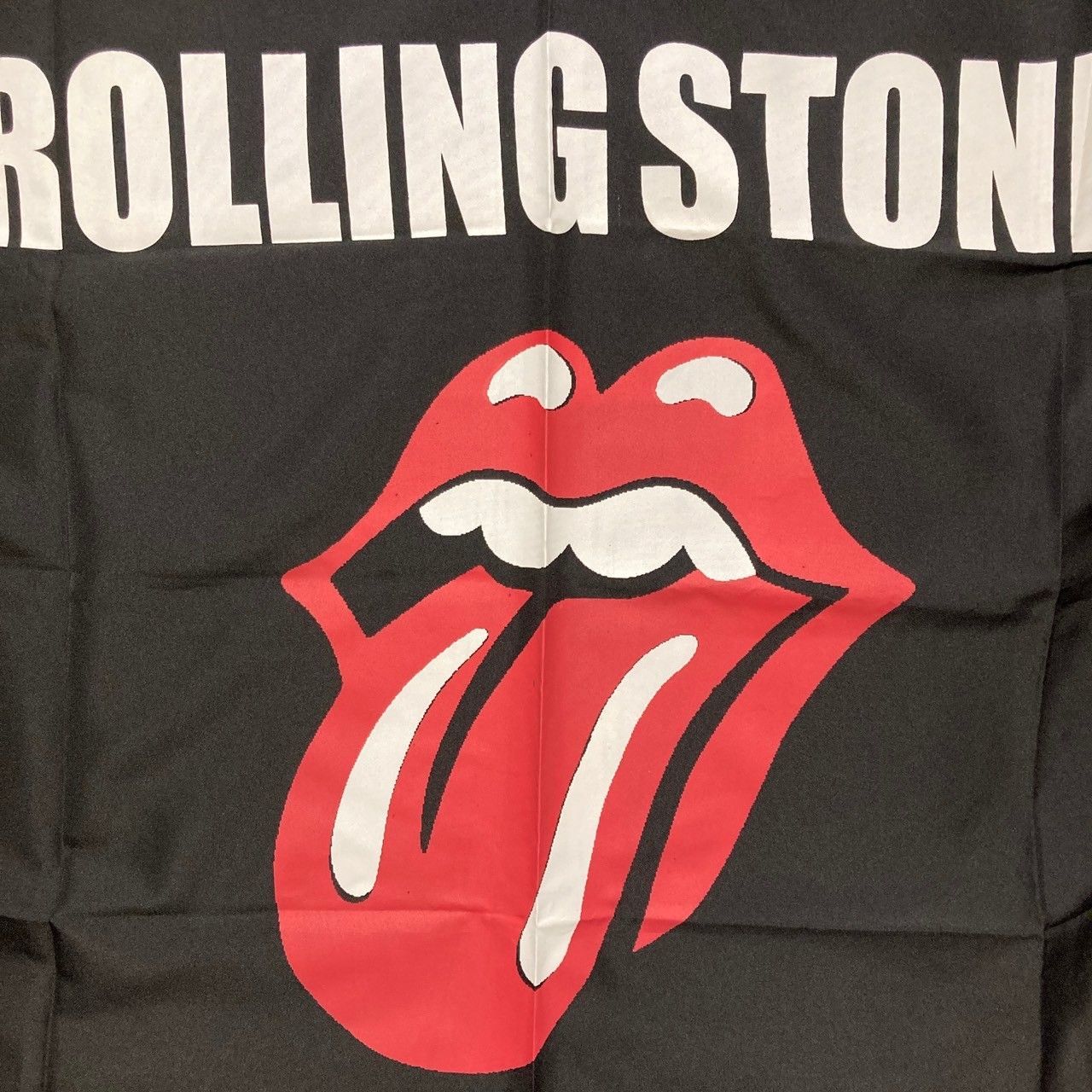 タペストリーローリングストーンズ ROLLING STONES バンド 新品 アクセサリー 小物 メンズ レディス ハンカチ 総柄 ペイズリー クレジット USA EU paris 象 古着 ビンテージ 70s ~ 80s 90s 00s ヴィンテージ 他 