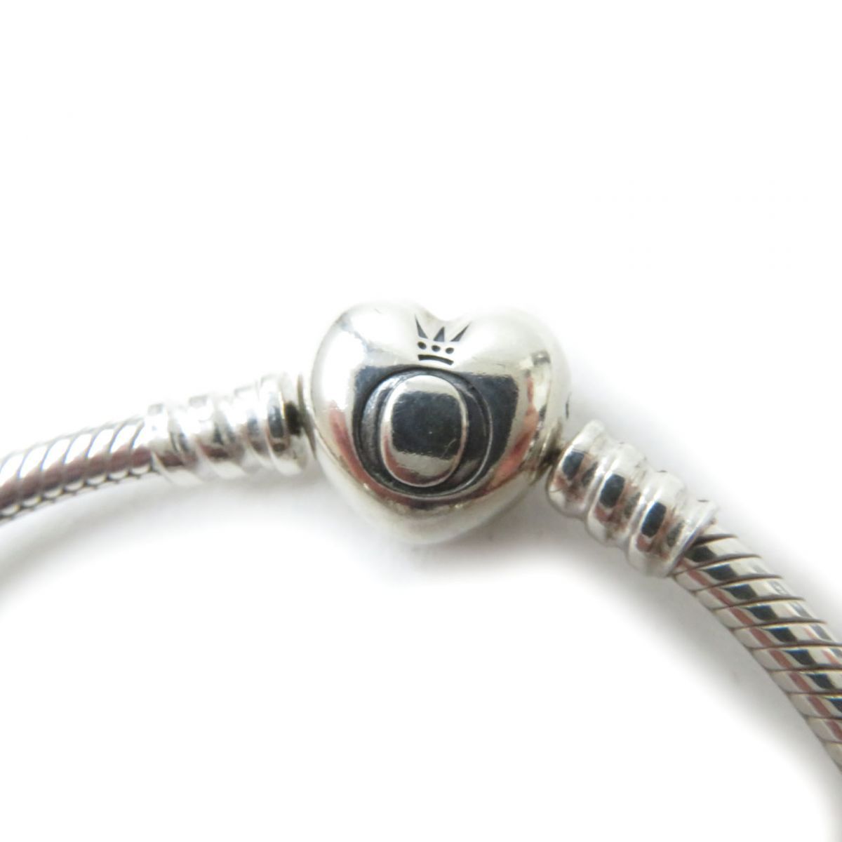 美品☆PANDORA パンドラ クリップ付 モーメント ハートチャーム