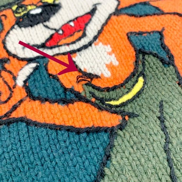 LOUIS VUITTON ルイヴィトン 22AW Handknit Crewneck