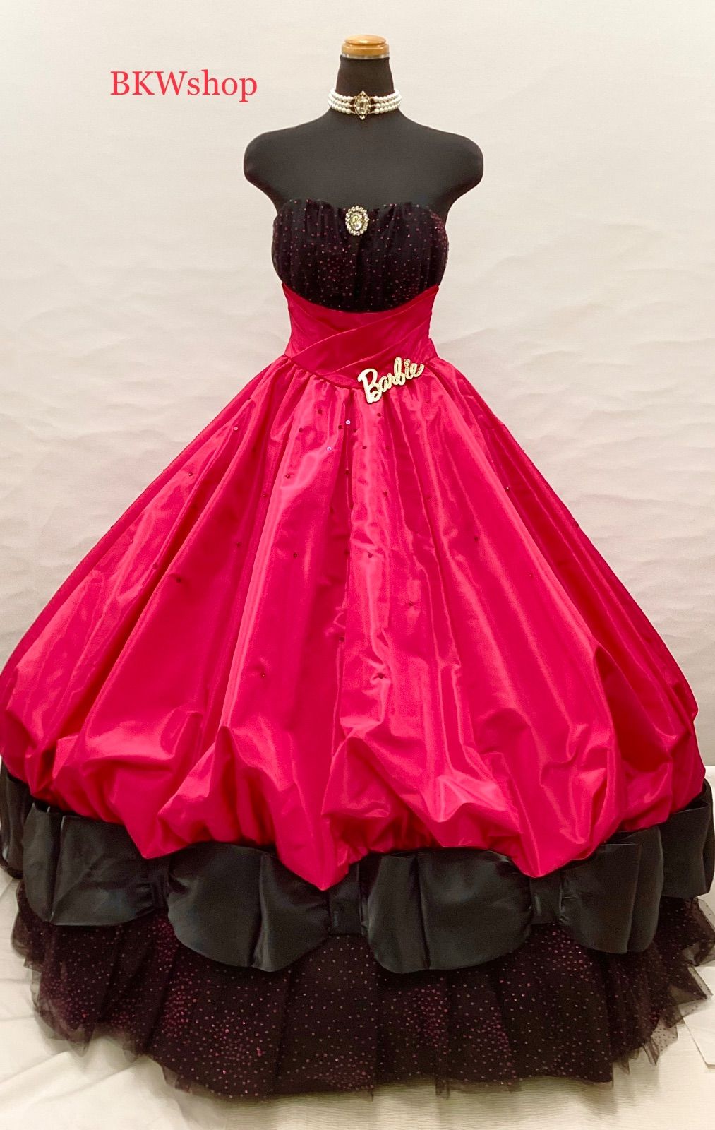 Barbie BB-0121 チェリーピンクカラードレス