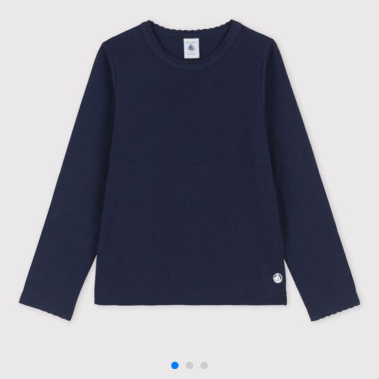 ポワンココット長袖Tシャツ【ラスト1点】Petit Bateau 110 ㎝ - メルカリ