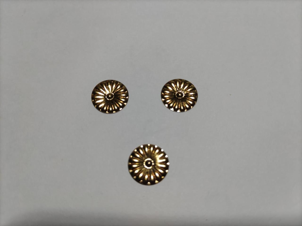 特別!直径5分x20枚菊紋金具神輿、山車、神殿、真鍮金具(15mm) 山車・