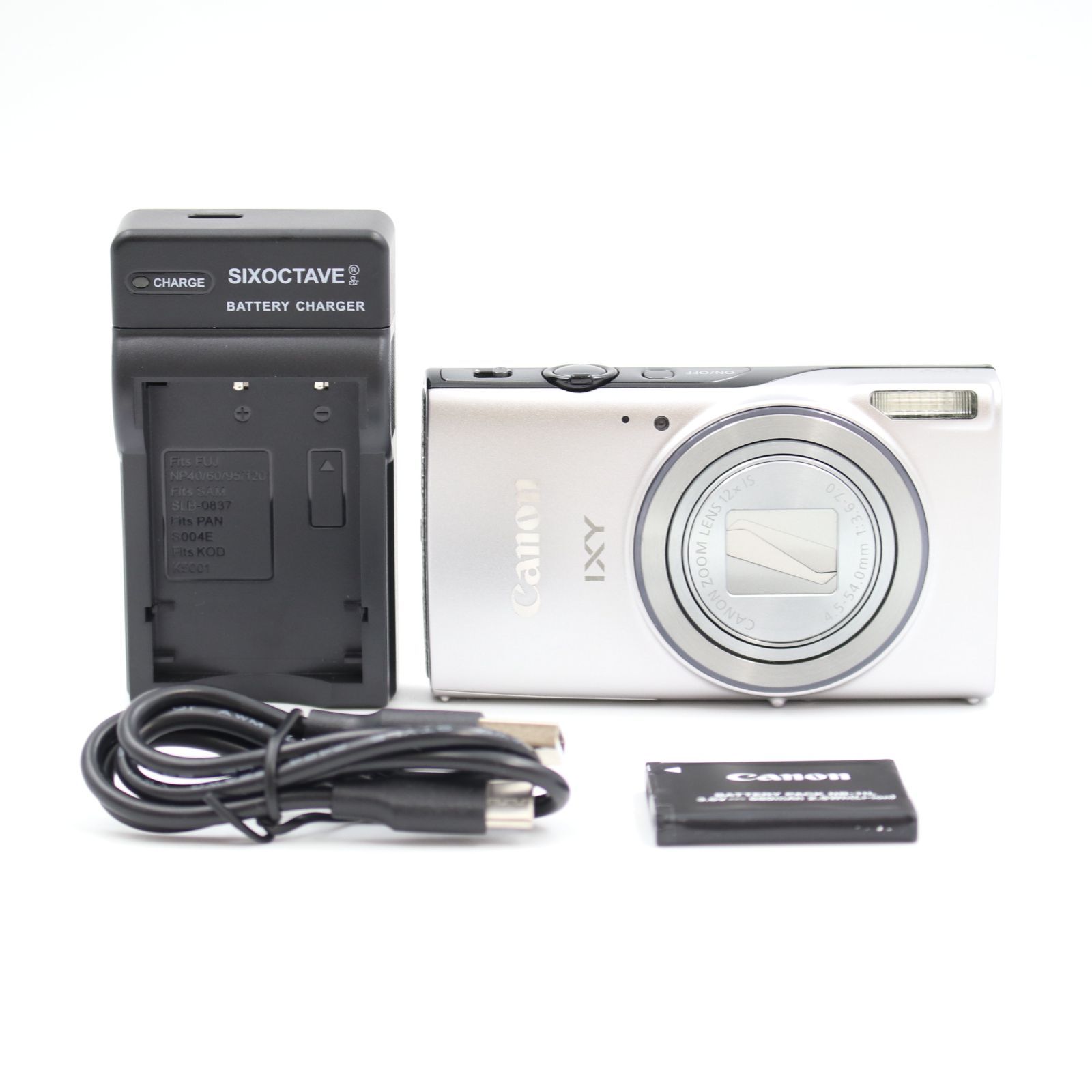 【完全動作極美品】キャノン IXY 640 デジタルカメラ　シルバー　Wi-Fi Amazon | Canon デジタルカメラ IXY 640 シルバー 光学12倍