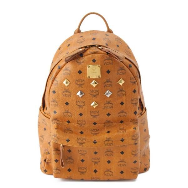 MCM キャメル色 リュック・バックパック MCM ヴィセトス バックパック リュック キャメル ブラウン ※臭い汚れ