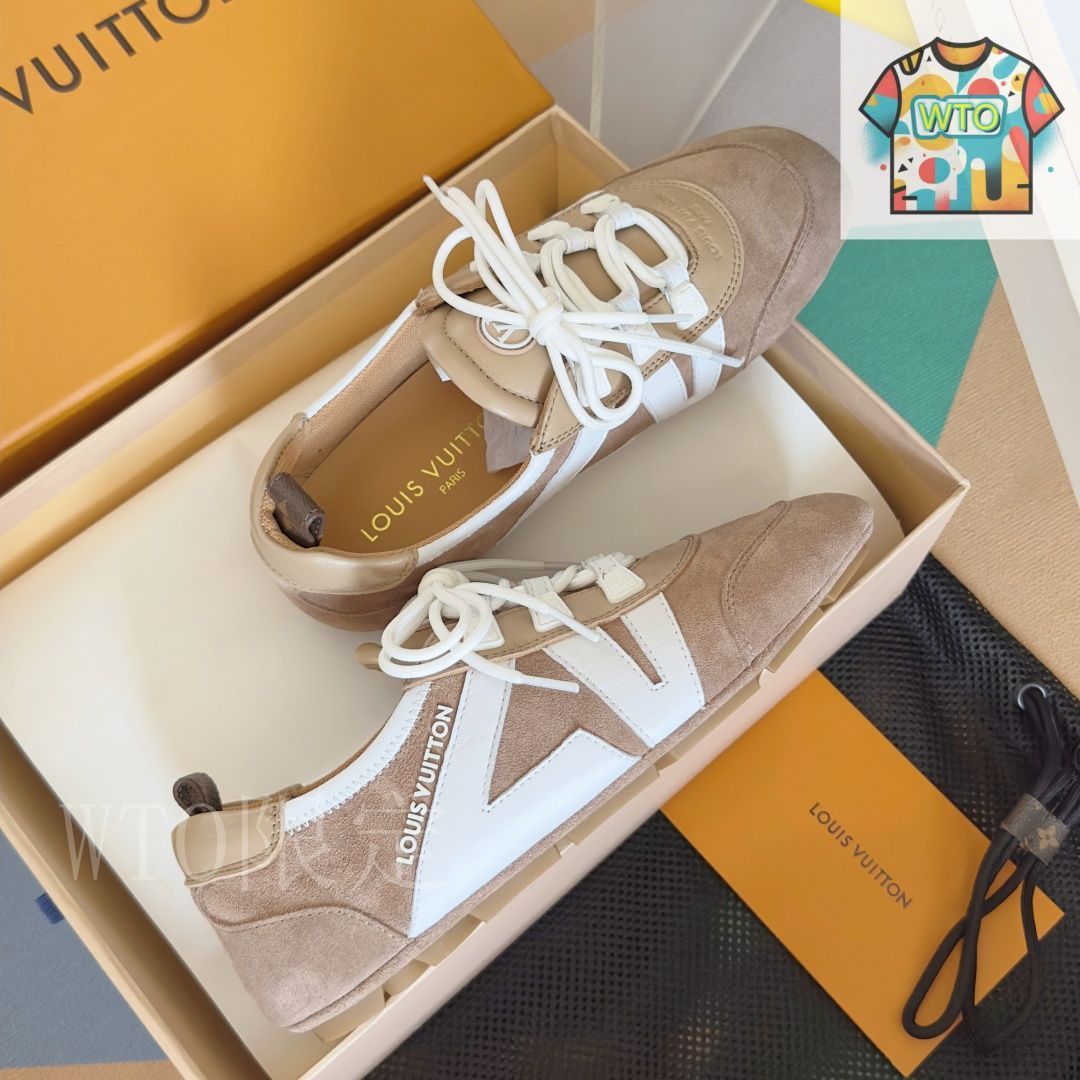 【可愛い】LOUIS VUITTON Sneakerina スニーカー Louis Vuitton Sneakerina バレエ スニーカー07-1 - メルカリ