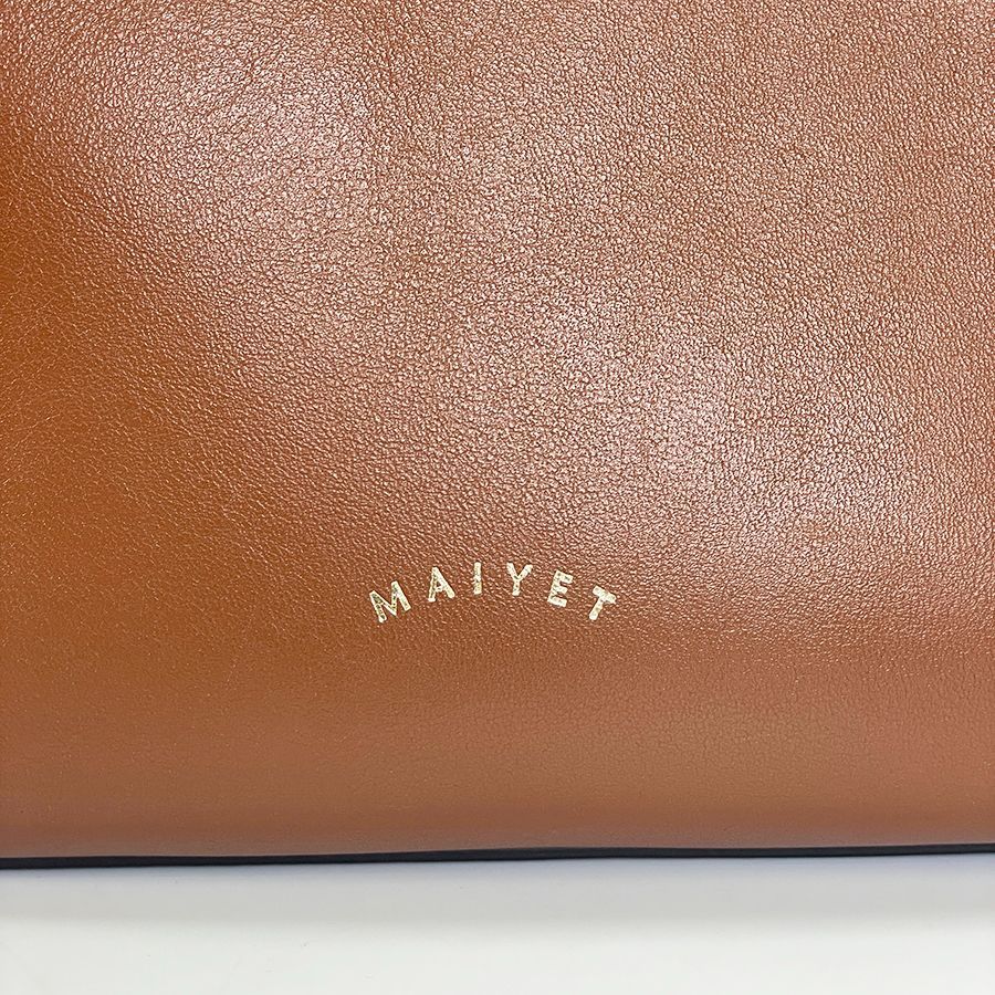 ABランク】MAIYET マイエット トートバッグ レザー 菱形