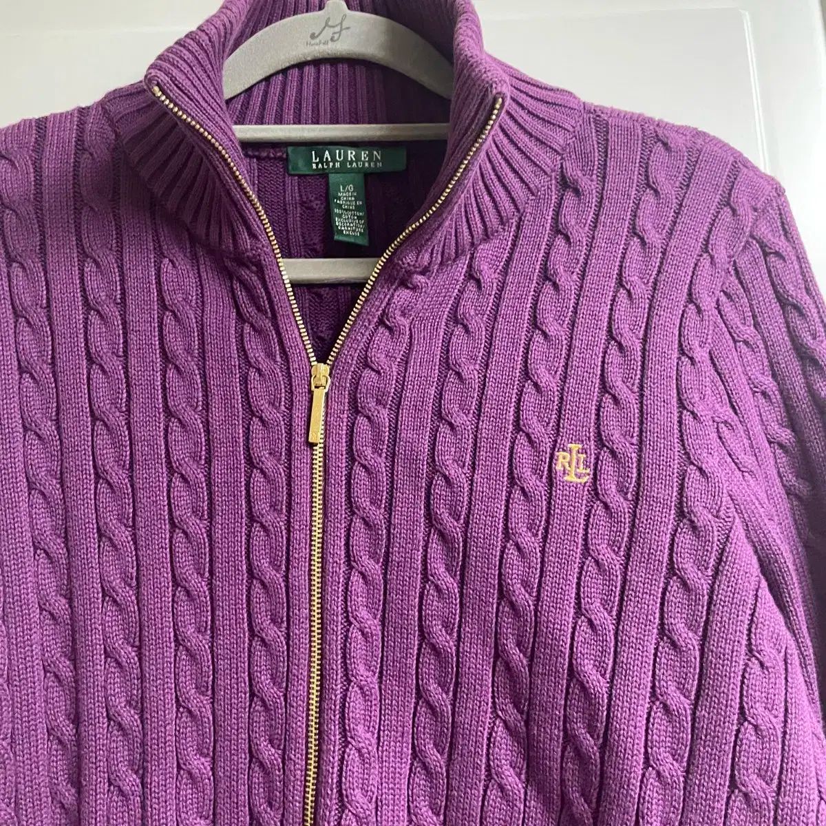 ニット ジップアップ