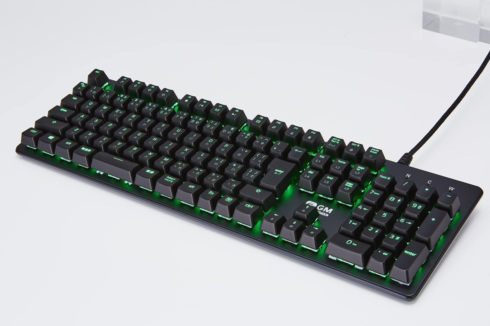 数量限定】109キー テンキー付き 日本語配列JP RGB メカニカル 有線 高