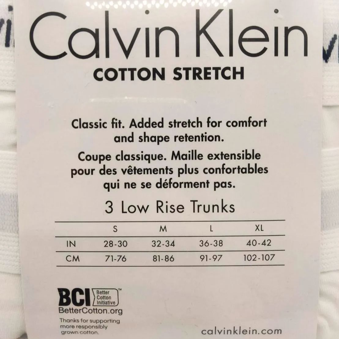 Calvin Klein ローライズボクサーパンツ ホワイト Mサイズ 2枚セット