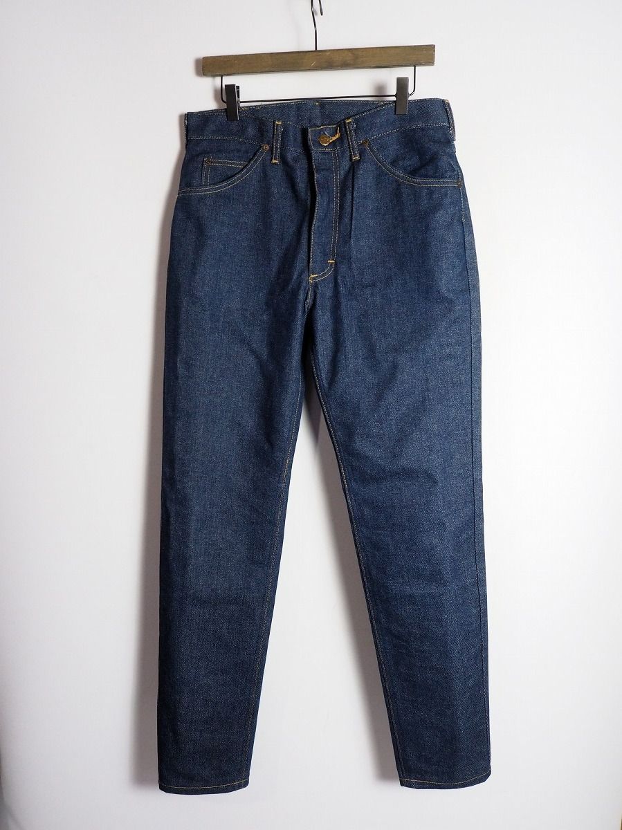 美品70s 80s USA製 LEEリー 201-2541 テーパード デニム パンツ ジーンズ BOOT CUTブーツカット ヴィンテージ ビンテージ 31×30 紺131P2