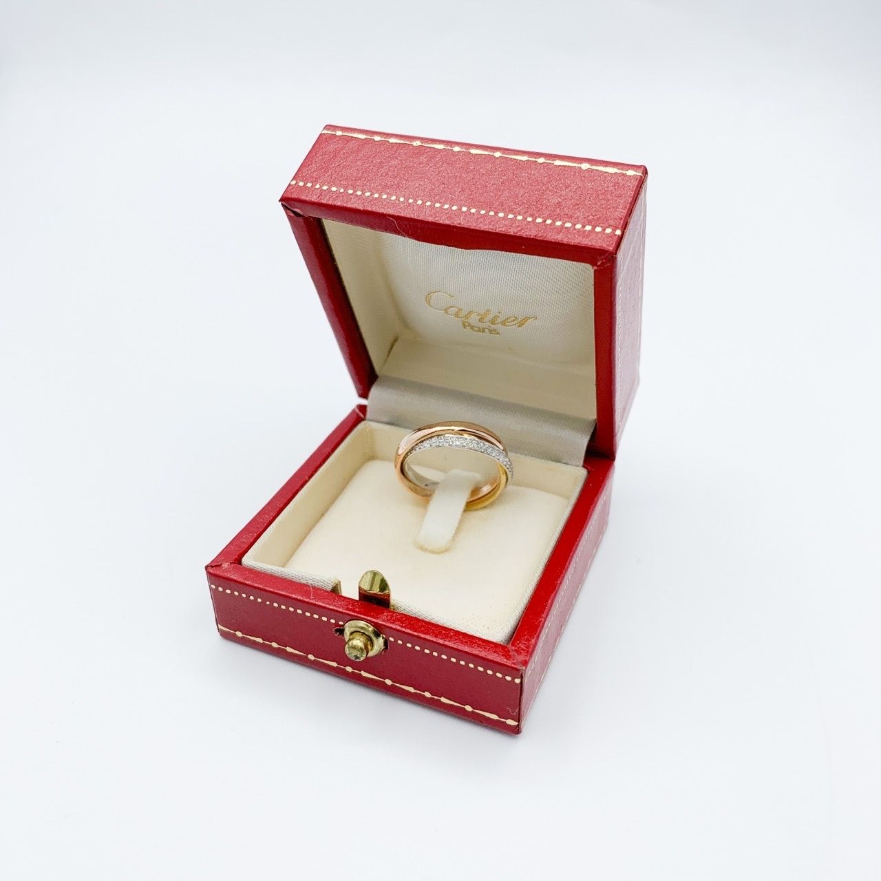 e*o様 【新品仕上】K18 Cartierクラシック トリニティリング 11号 Cartier カルティエ トリニティ リング 11号 – The BOUTIQUE