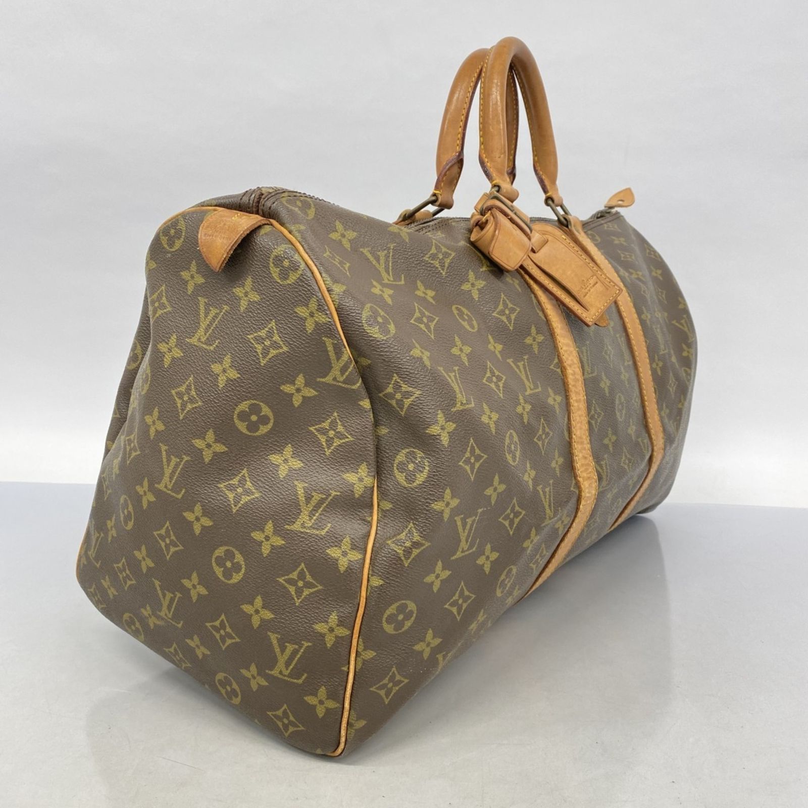 【正規品】ルイヴィトン　モノグラム　キーポル50　ボストンバッグ　ブラウン　茶 楽天市場】LOUIS VUITTON ルイヴィトン モノグラム キーポル50