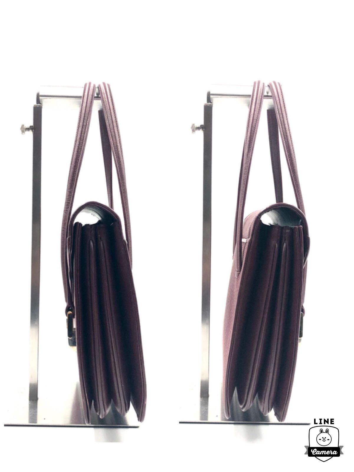 ●超希少●コンテス COMTESSE 西ドイツ製 ホースヘアー ハンドバッグ ワンショルダーバッグ ネイビー ゴールド金具 高級 フォーマル