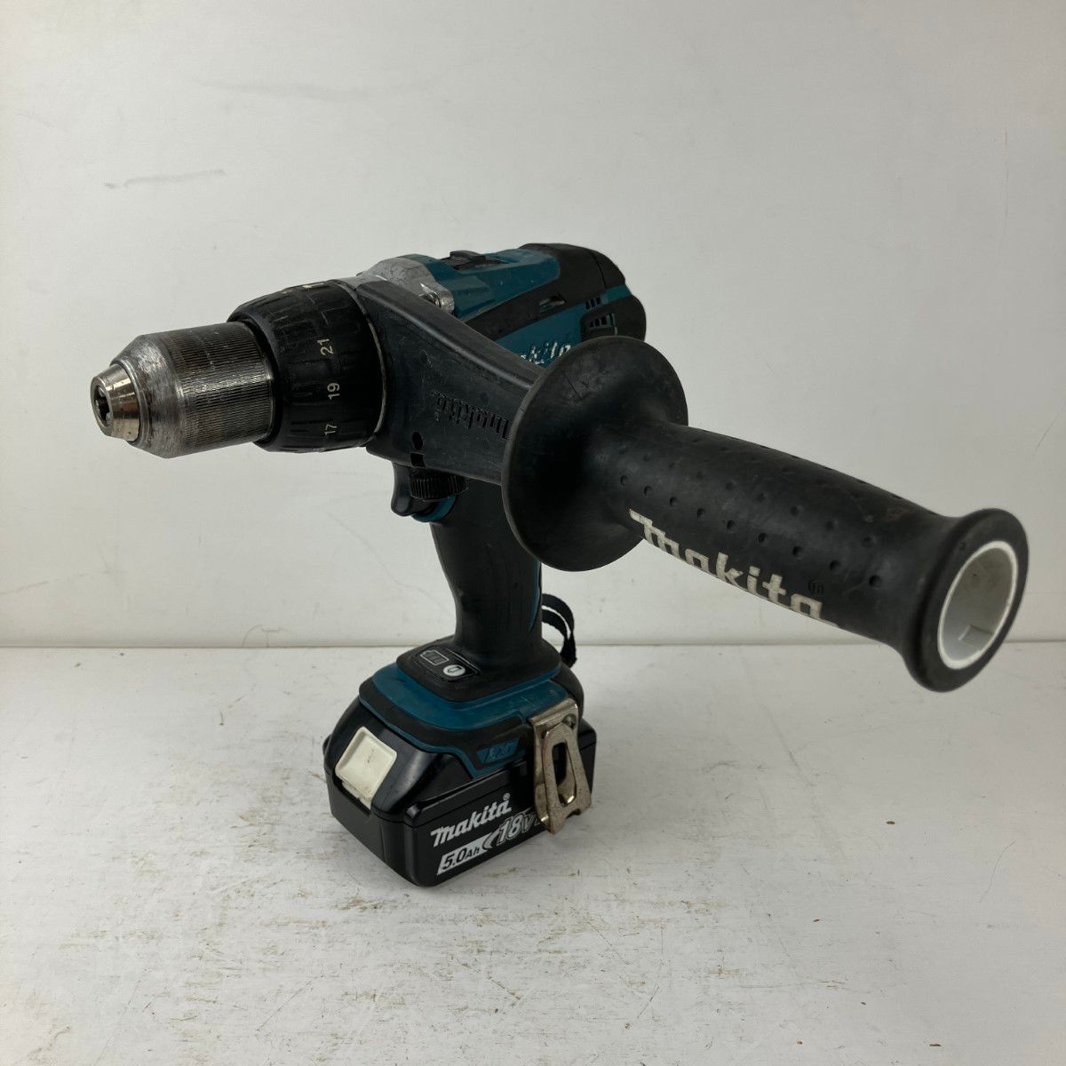 ЗЗMAKITA マキタ 18 v 充電式震動ドライバドリル バッテリーx 1付 充電器無し HP 458 D ブルー