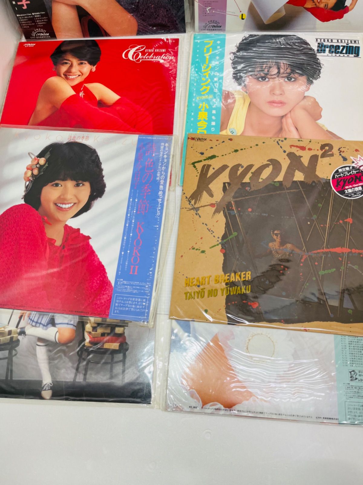 小泉今日子さんレコードセット レコードセット☆小泉今日子 艶姿ナミダ娘 & 河合その子 涙の
