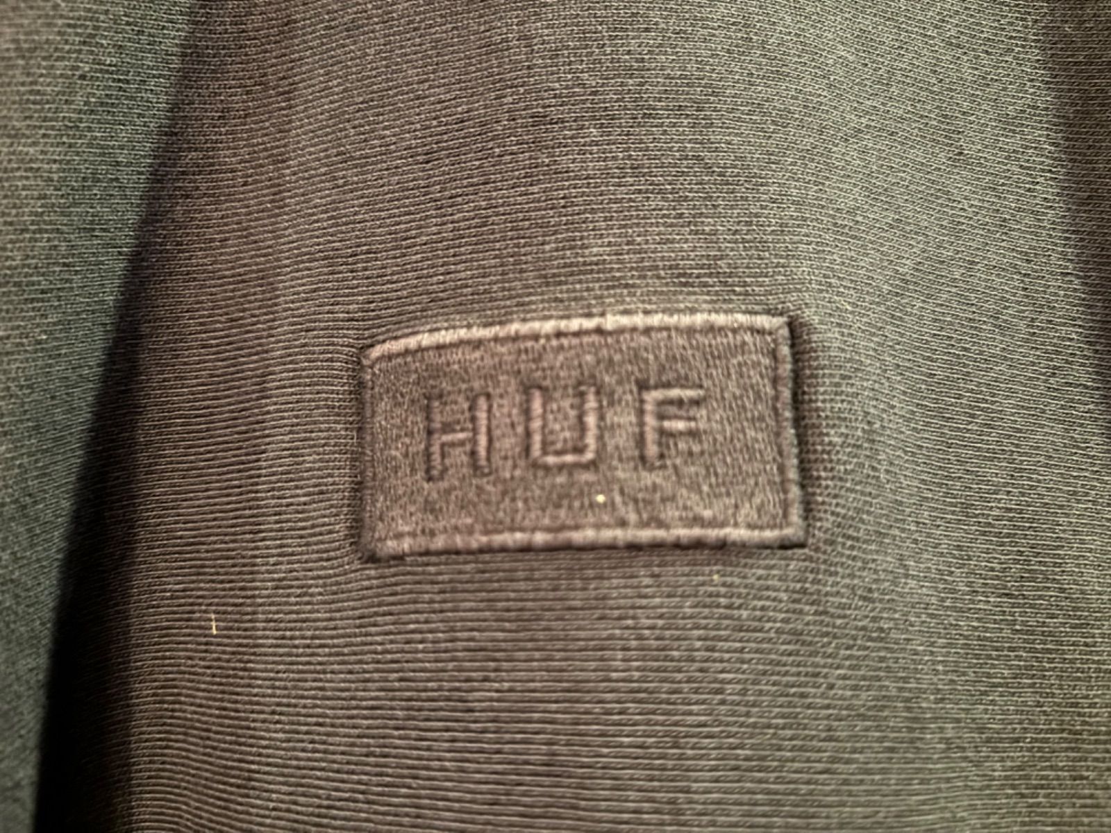 HUF MASON CREWNECK FLEECE WASHED BLACK Lサイズ - メルカリ